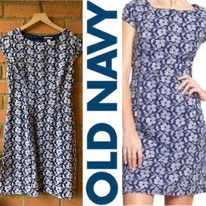 OLD NAVY Floral Embroidered Cap Sleeve Dress